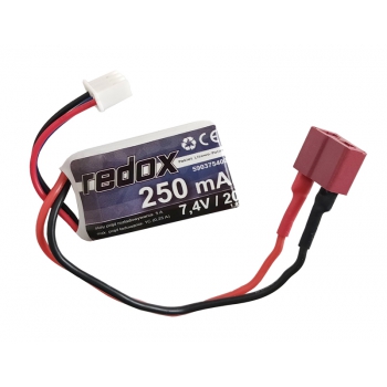 Redox 250 mAh 7,4 V 20 C DEAN - LiPo-Pack